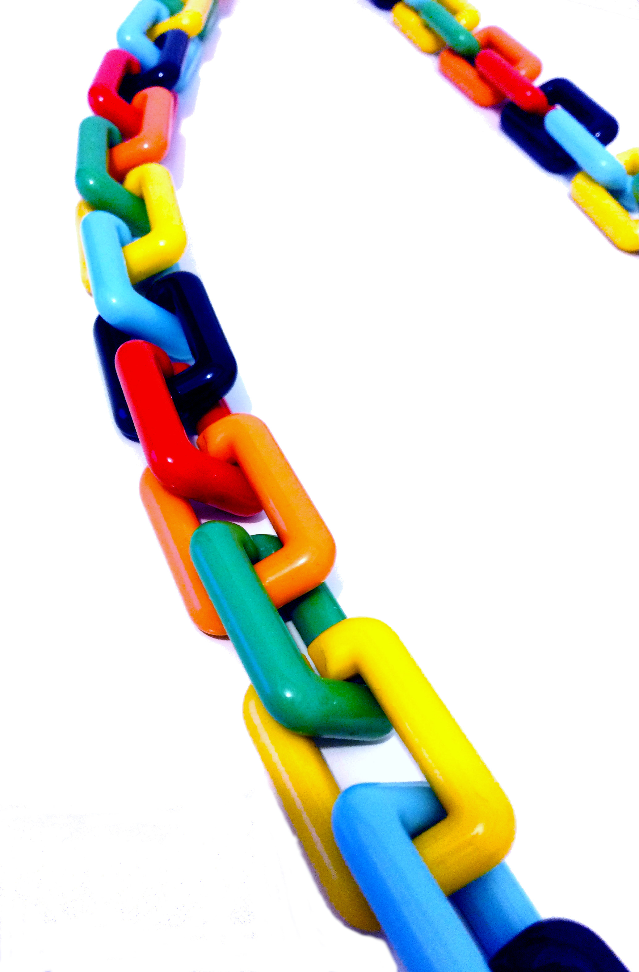 Large Colorful Link Chain